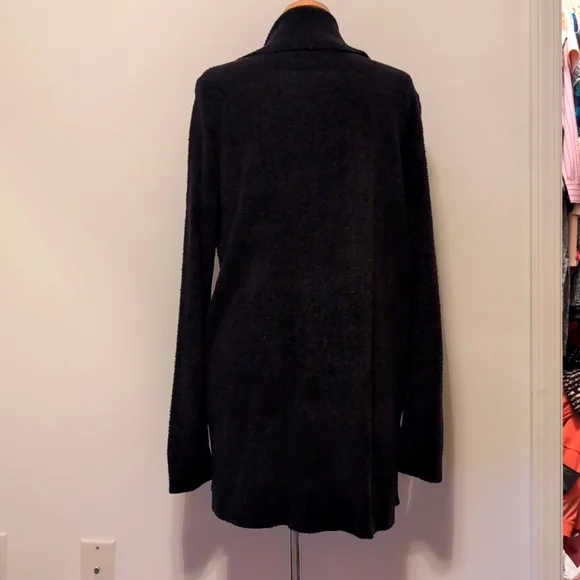Barefoot Dreams Navy Knit Cardigan Sweater - Picture 9 of 11
